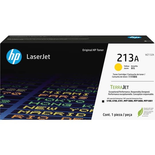[HP-TO-W2132A] Cartucho de Toner Original HP Laserjet 213A Amarillo
