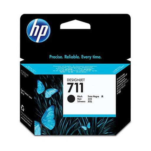 HP 711 de 80ML Cartucho de Tinta Negra para HP Designjet T120 y HP Designjet T5