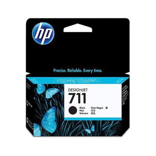 HP 711 de 38 Ml Cartucho de Tinta Negra para HP Designjet T120 y HP Designjet T