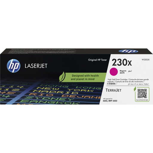 [HP-TO-W2303X] Cartucho de toner original HP laserjet 230X magenta