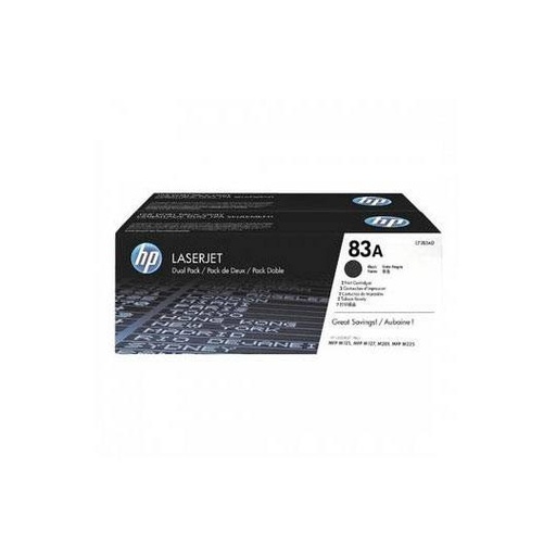 [HP-TO-CF283AD] Pack de 2 cartuchos de tóner negro HP 83.