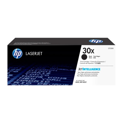 [HP-TO-CF230X] Cartucho de Tóner Negro HP 30x.