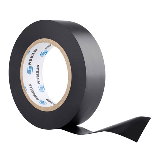 [STE-CIN-PT13NE] Cinta de aislar STEREN PT-13 NE de 18.3m color negro