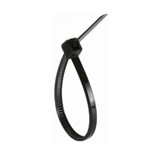 [STE-CIN-25NE] Cinchos sujetacables STEREN TY25NE de 4.8 mm x 19 cm color negro 100 piezas
