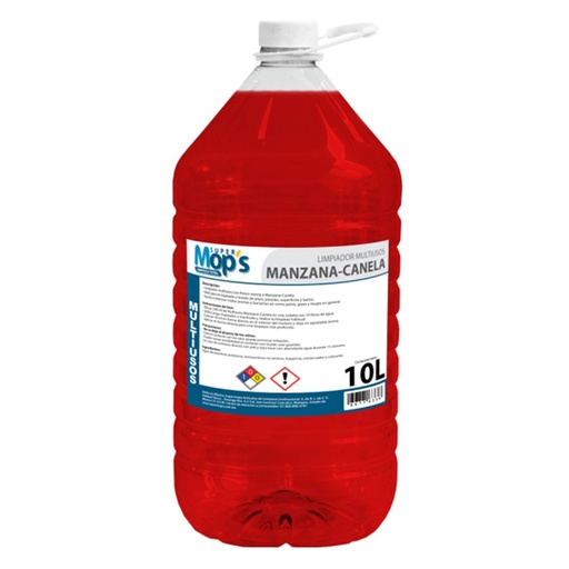 [MOP-MULT-MC10L] Limpiador multiusos Super mops aroma manzana canela10 Lt.
