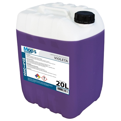 [MOP-MULT-VIO20] Limpiador multiusos Super mops violeta 20 Lt.
