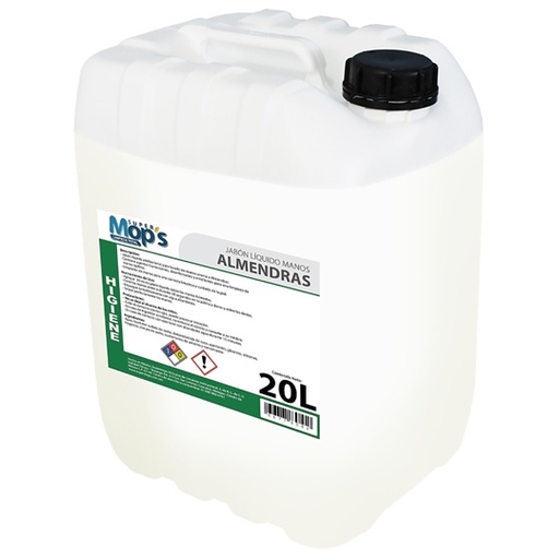 [MOP-JABAL-20L] Jabon para manos Super mops aroma almendra 20 Lt.