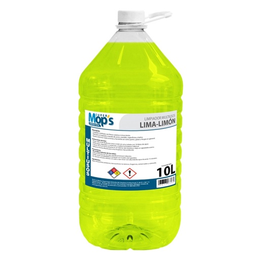 [MOP-MULT-LM10] Limpiador multiusos Super mops aroma lima limon 10 Lt.