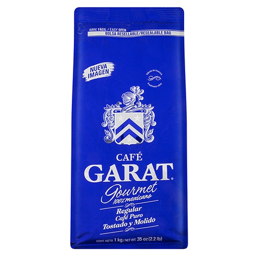 [GAR-CAF-AMER1KG] Café molido americano Garat de 1 kg
