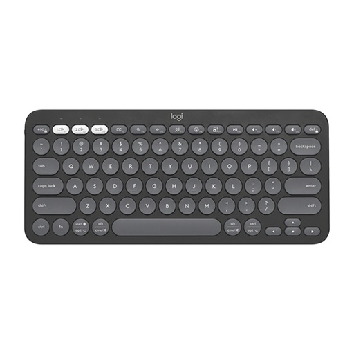 [PF-LOG-PK2G] Teclado Logitech Pebble Keys 2 K380s Inalámbrico Grafito (Español)