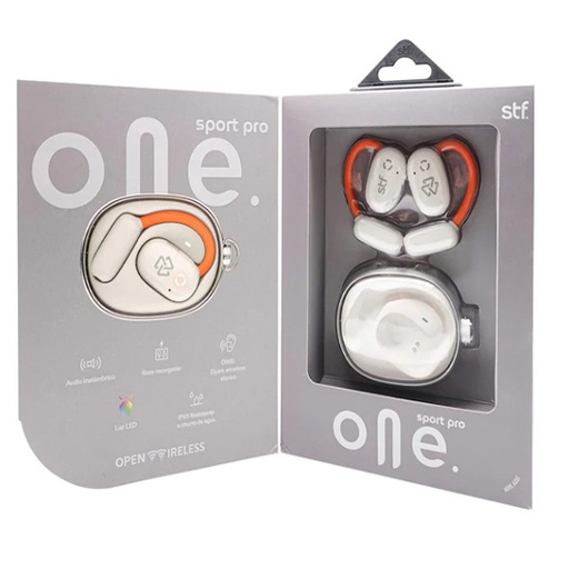 [STF-AUD-E12476] Audífonos inalámbricos sport STF One pro OWS con wireless y luz led blanca