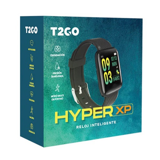 [T2G-SMT-W84032] Smartwatch T2GO modelo Hyper XP pantalla 1.3"