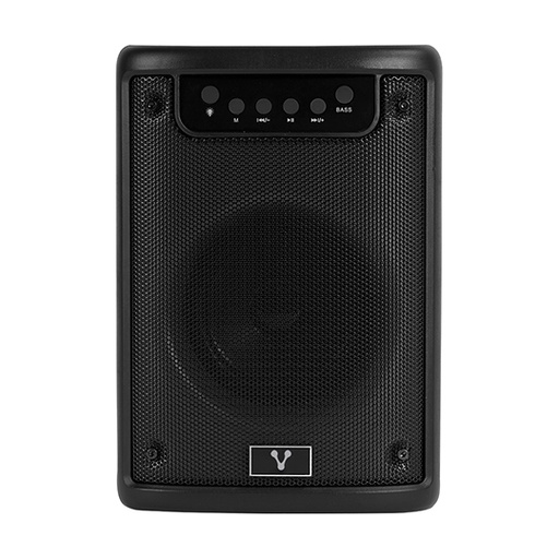 [VOR-ACC-KSP205] Mini bafle Vorago KSP-205 negro 4" 10watts rms/recarg/tws bt 4hrs carga USBtipoc