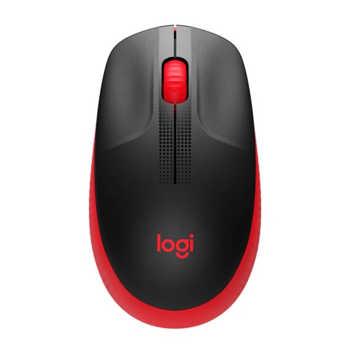 [PF-LOG-M190RJ] Mouse Logitech M190 Inalámbrico Ambidiestro Rojo