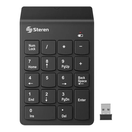 [STE-TEC-INA633] Teclado numérico inalámbrico STEREN 1 pieza