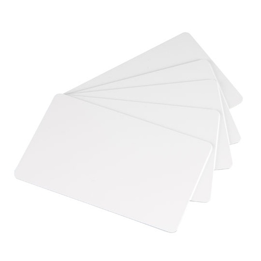 [BAD-CON-C0020W] Tarjetas PVC Badgy Cal. 020, Paquete de 100