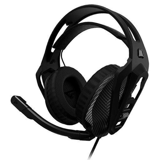 [VOR-ACC-HSG500] Diadema Game Factor hsg500,micrófono reMOvible, 3.5mm,ultra ligeras,carbon fiber