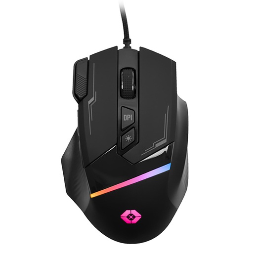 [MC-ACC-930709] MOUSE GAMER ALÁMBRICO PERFECT CHOICE 8D 7200 DPI - TRAPPER XTREME-NEGRO