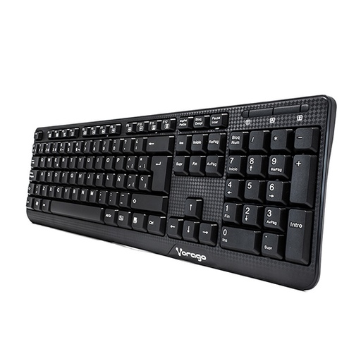 [VOR-ACC-KB102] Teclado Vorago KB-102 multimedia USB negro