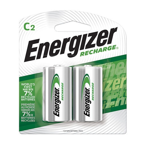 [ENE-PIL-CREC] Pila recargable Energizer C blíster con 2 pzas