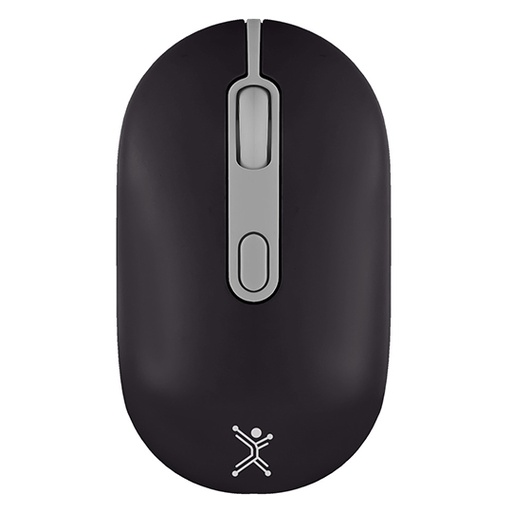 Ratón Recargable Perfect Choice 2.4ghz+Bt Clic Silencioso Colori - Negro