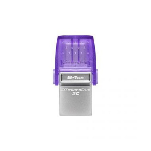[ME-KIN-DUOG364G] Memoria USB Kingston Datatraveler Microduo 3C, 64GB, USB A/C