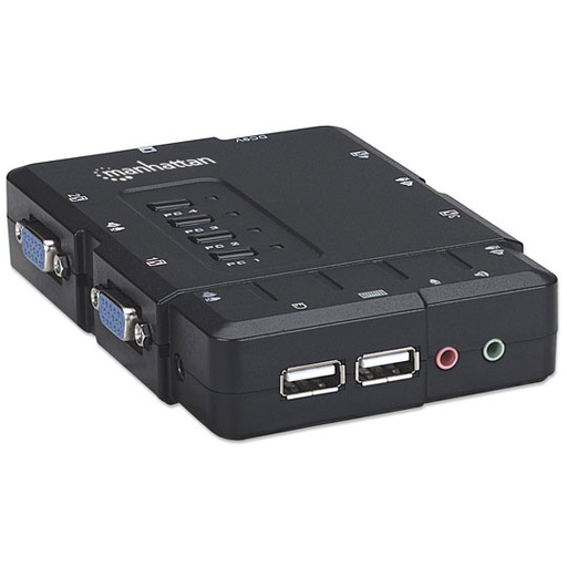 [IC-CO-151269] Switch Manhattan kvm compacto 4 puertos.