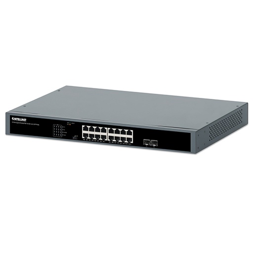 [IC-CO-561983] PoE Switch GB 16 ptos 19" 30W/pto, 250W, 2 SFP Ports