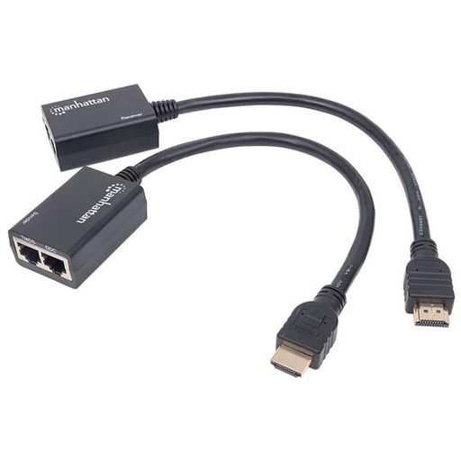 [IC-CO-207386] Extensor de video Manhattan HDMI por red30m