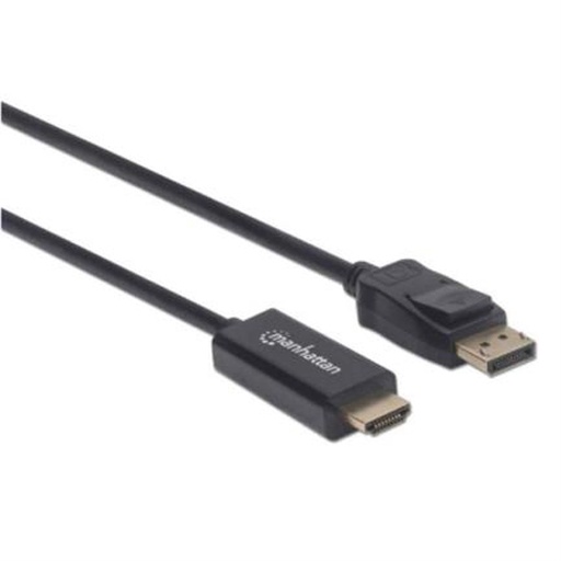 [IC-CO-153195] Cable Manhattan displaypor -HDMI m-m 4k 1.0m
