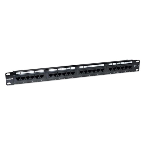 [IC-CO-520959] Panel parcheo Intellinet parcheo CAT 6 24 ptos 1u rack