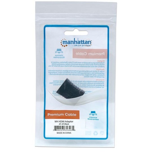 [IC-CO-353465] Cople HDMI Manhattan h-h color negro.