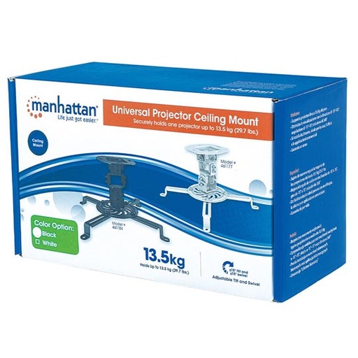 [IC-CO-461184] Soporte Manhattan proyector p/techo art 13kg negro
