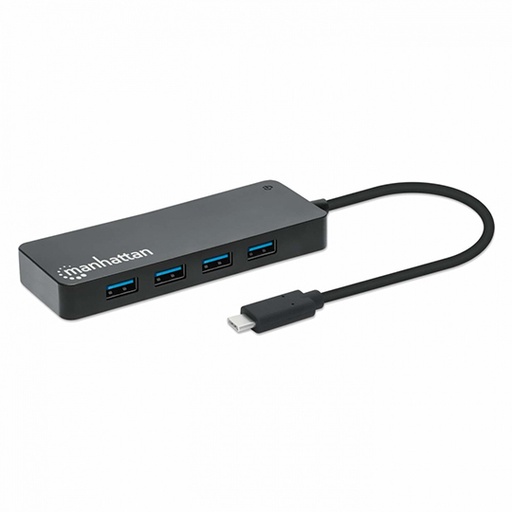 [IC-CO-168410] Hub Manhattan USB-C Macho 7x USB-A 3.2 1x USB Micro-B 5 Gbit/s Negro