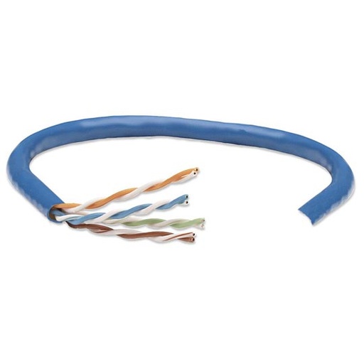 [IC-CO-362344] Bobina Intellinet CAT 5e CCA UTP 305m solida azu