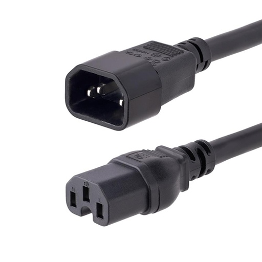 [STA-CO-A8403CP] Cable 3m de extension de alimentacion c14 a c15 125v