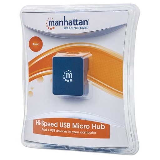 [IC-CO-160605] Hub Manhattan USB v2.0 4 puertos micro.