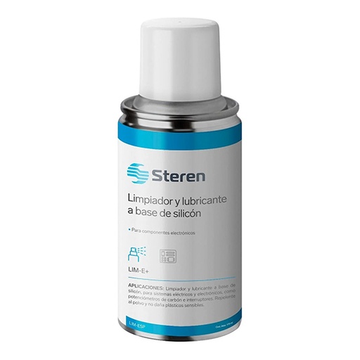 [STE-LIM-EMAS] Limpiador y lubricante base silicón 170 ml STEREN 1 pieza