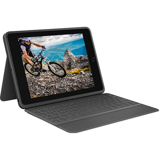 [PF-LOG-RUGGED] Funda con teclado Logitech para iPad 10.2" Grafito (7, 8 y 9 generación) Inglés