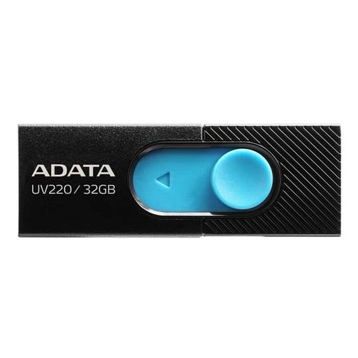 [ME-ADA-32GRBKBL] MEMORIA USB ADATA UV220 32 GB 2.0 COLOR NEGRO-AZUL