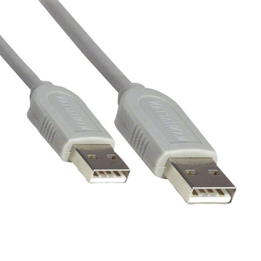 [IC-CO-317887] Cable Manhattan USB a-a v1.1 1.8m gris.