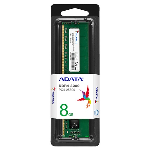 [ME-ADA-AD4U3200] Memoria RAM Adata Premier DDR4, 3200MHz, 8GB, CL22, Verde