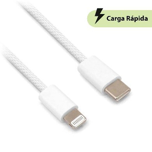 [BR-CO-6001530] Cable USB Brobotix tipo c a lightning gris