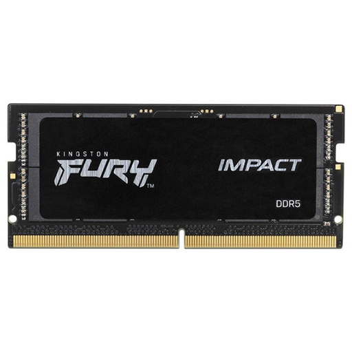 [ME-KIN-KF516GB] Memoria RAM para Laptop Kingston Fury Impact Black DDR5, 4800MHz, 16GB