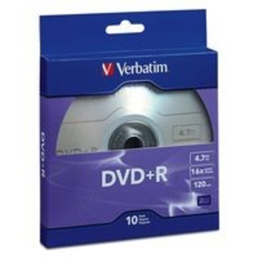 [VER-DIS-R16X10P] Dvd+r 4.7GB 16X