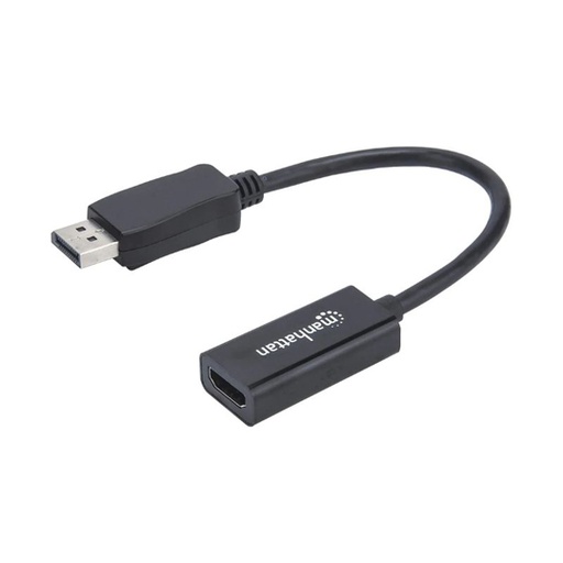[IC-CO-151634] ADAPTADOR DISPLAYPORT M A HDMI H, CABLE 15CM 1080P