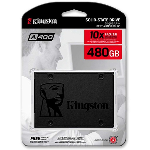 [ME-KIN-A400480G] SSD KINGSTON A400, 480GB, SATA III, 2.5', 7 MM