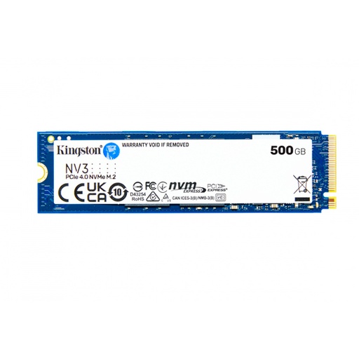 [ME-KIN-SNV500G] SSD Kingston SNV3S NVMe, 500GB, PCI Express 4.0, M.2