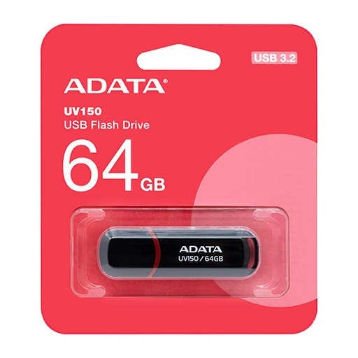 [ME-ADA-64GV150N] Memoria DasHDrive Uv150, 64GB, USB 3.0, Negro