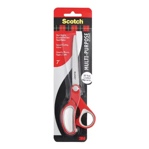 [26009041] TIJERA MULTI PROPOSITO 7″ (17.78CMS) ATADO DE 2 PZAS.